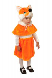 Карнавальный костюм "Лиса" детский, для девочки