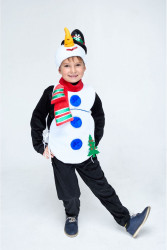 Карнавальный костюм "Снеговик" для мальчиков