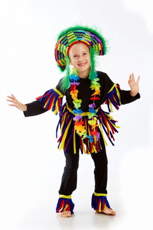 Карнавальный костюм "Папуасик" детский, для мальчика и девочки
