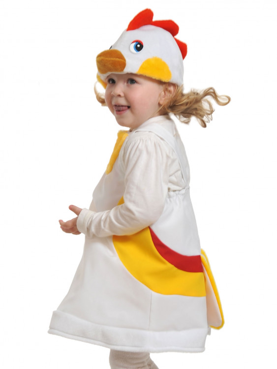 Карнавальный костюм "Курочка" детский, для девочки