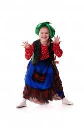 Карнавальный костюм "Баба Яга" детский, для девочки