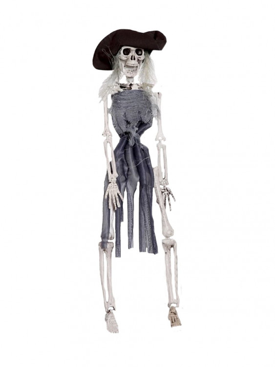 Подвеска "Скелетик Пиратка" на Хэллоуин
