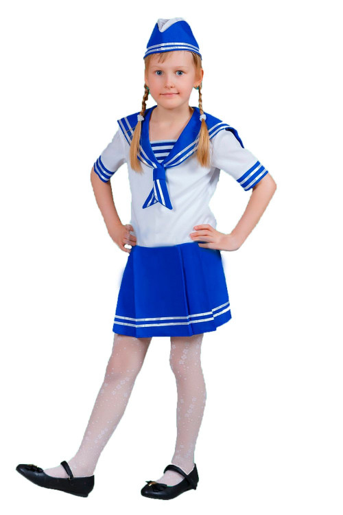Карнавальный костюм "Морячка" детский, для девочки