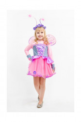 Карнавальный костюм "Бабочка Розовая" для девочки