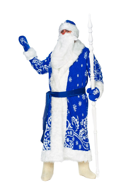 Традиционный костюм синий «Дед Мороз»