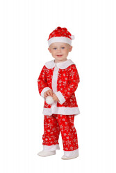 Карнавальный костюм "Санта" красный