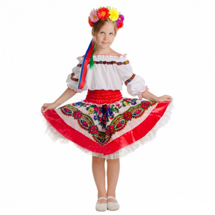 Карнавальный костюм Украинка Марьянка детский 