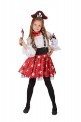 Карнавальный костюм "Пиратка" для девочки