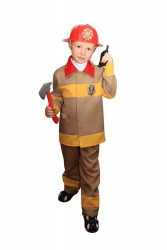 Карнавальный костюм "Пожарный" детский, для мальчика
