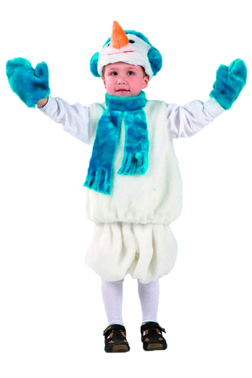 Карнавальный костюм детский "Снеговик"