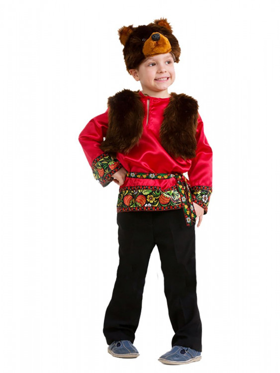 Карнавальный костюм "Мишка Захарка" для мальчика