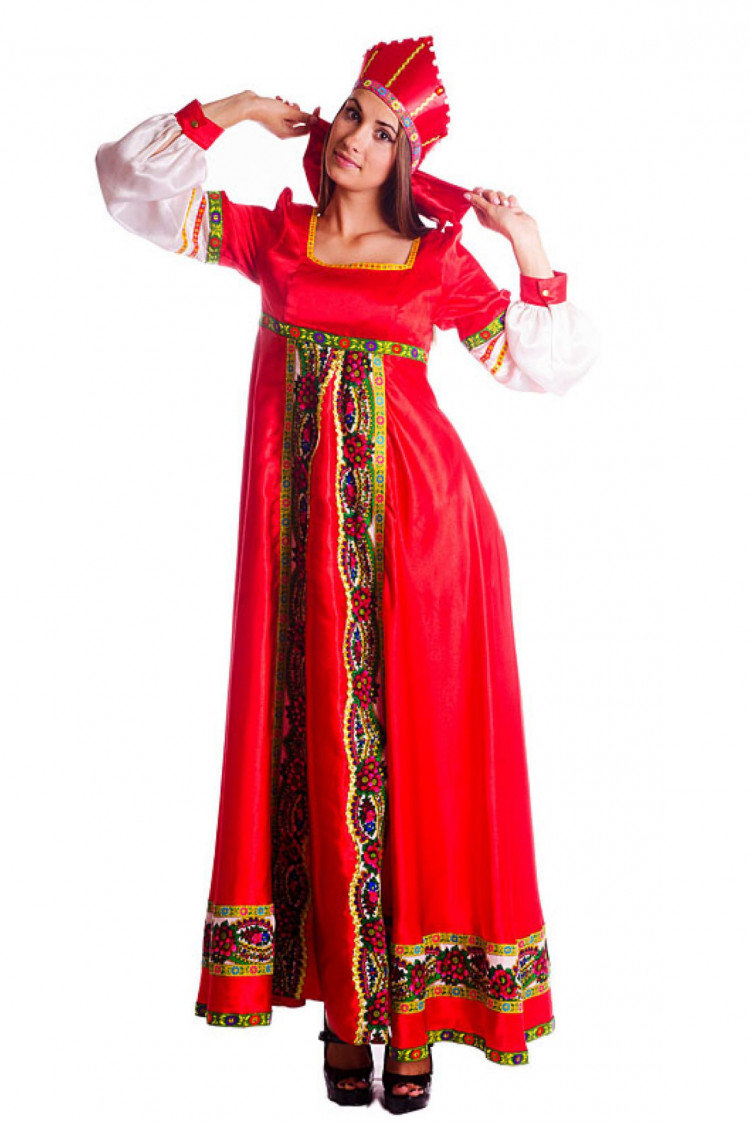 Купить Русский Народный Костюм Женский