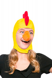 Шапка-маска к костюму Курица