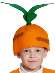 Шапочка детская Морковь