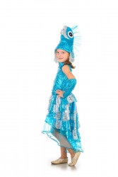 Карнавальный костюм "Рыбка со шлейфом" для девочки