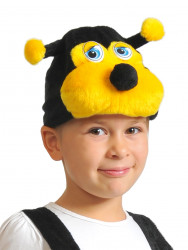 Шапочка к костюму Пчелка детская