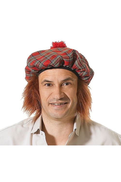Головной убор "Берет Шотландца с волосами"