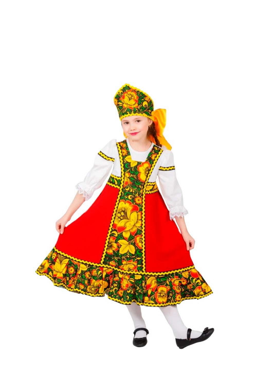 Карнавальный русский костюм "Ульяна" детский, для девочки