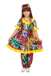 Карнавальный национальный костюм "Узбекская девочка" детский