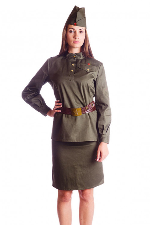 Карнавальный костюм Военный взрослый женский