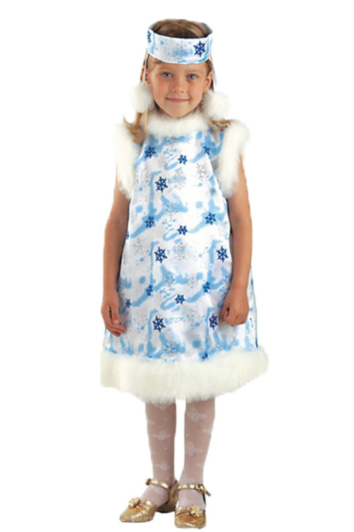 Новогодний костюм для девочек "Снежинка"