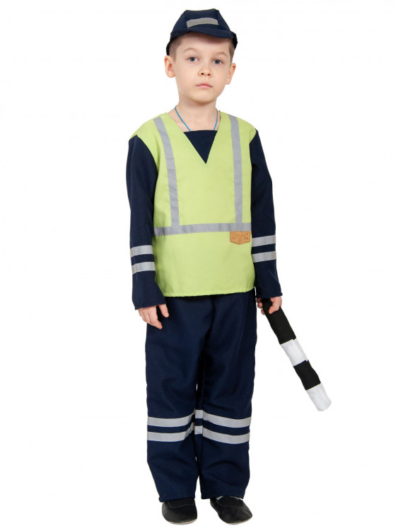 Карнавальный костюм "Полицейский ДПС" детский, для мальчика