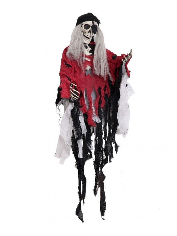Подвеска скелетик "Пиратка Модница" на Хэллоуин