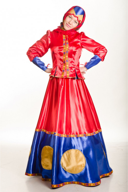 Карнавальный костюм "Красна Масленица" взрослый женский