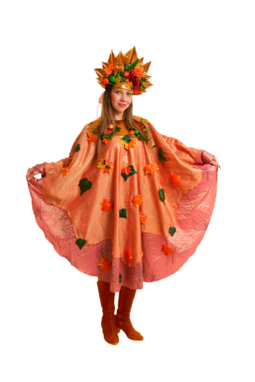 Карнавальный костюм "Осень" взрослый 