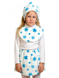 Карнавальный костюм "Снежинка лайт" для девочки
