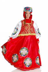 Карнавальный костюм "Боярыня" взрослый женский