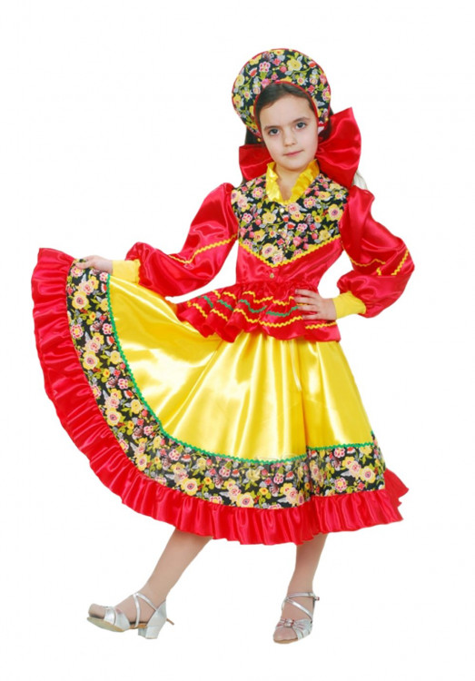 Карнавальный костюм "Кадриль" плясовой детский