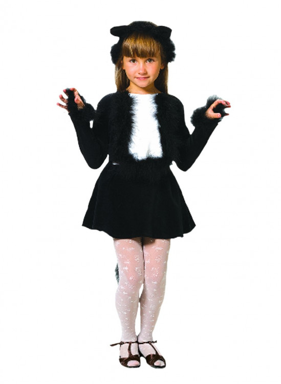Карнавальный костюм Кошечка черная детский