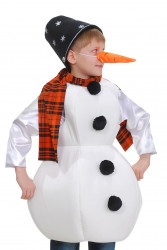 Новогодний костюм "Снеговик" для мальчика