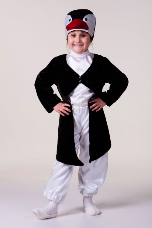 Карнавальный костюм "Пингвин" детский, для мальчика и девочки