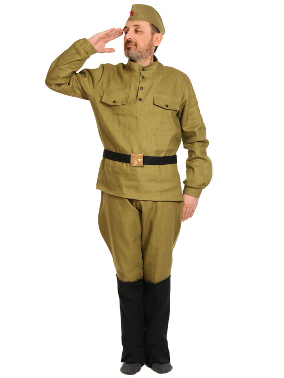 Военная форма, костюм "Солдат" мужской взрослый