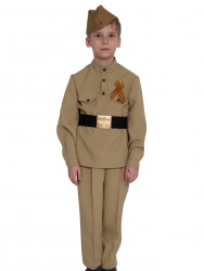 Военный костюм "Солдатик в брюках" для мальчика на 9 мая