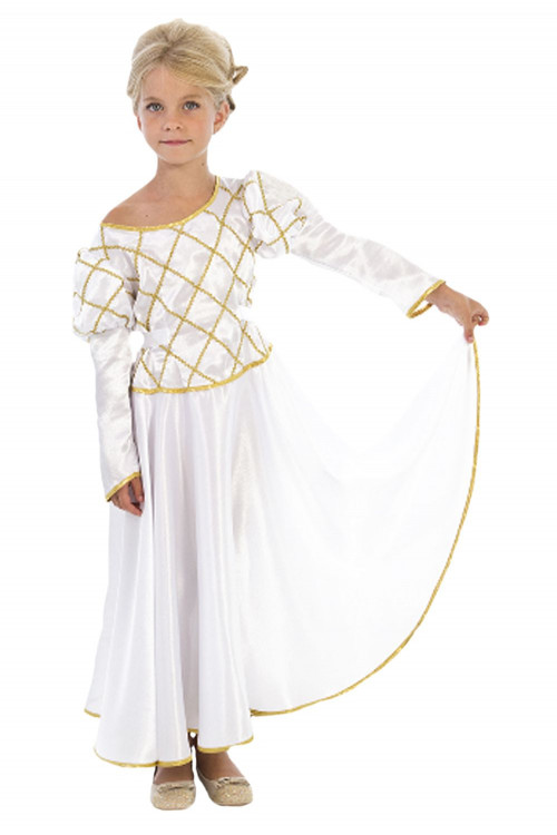 Карнавальный костюм Принцесса детский (белый цвет)
