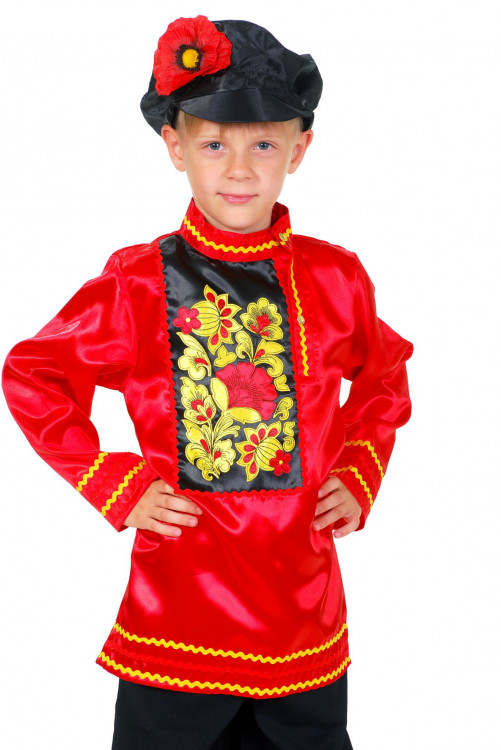 Карнавальный костюм "Хохлома" для мальчика