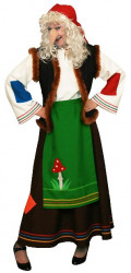 Карнавальный костюм "Баба Яга" с жилетом