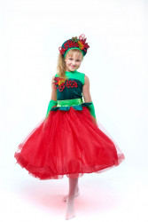 Карнавальный костюм "Калинка-Рябинка" для девочки