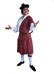 Национальный шотландский костюм мужской  взрослый