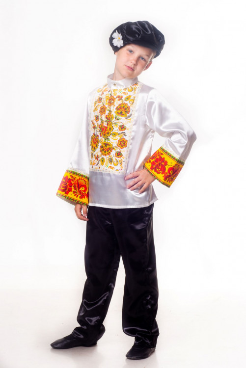 Карнавальный костюм "Хохлома" для мальчика