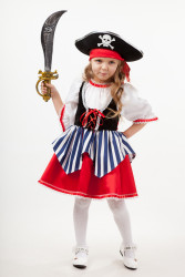 Костюм карнавальный "Пиратка Сейди" для девочки