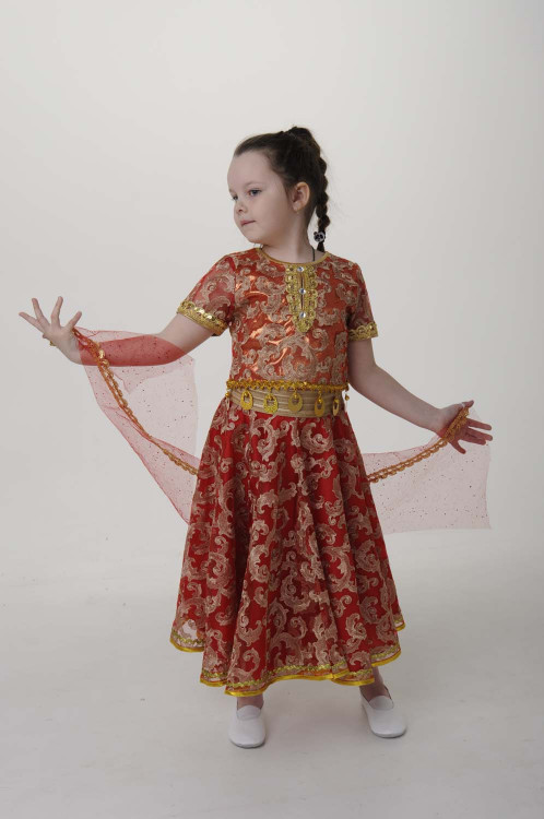 Национальный индийский костюм для девочки