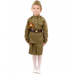 Военный костюм "Солдатка" для девочки на 9 мая